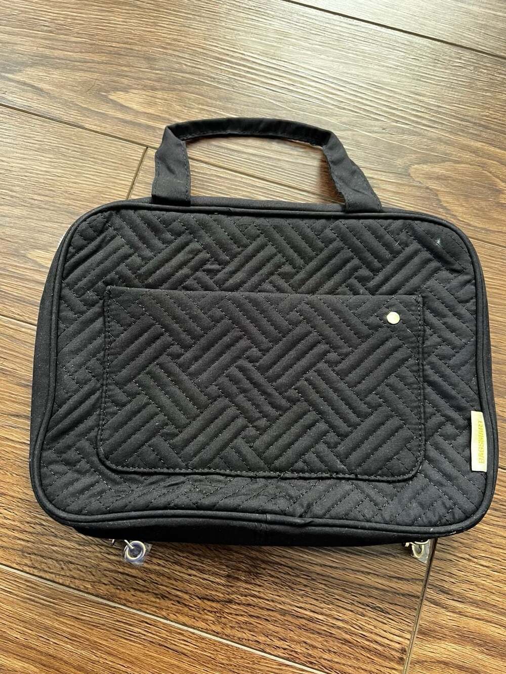 Bagsmart Toiletry Bag Travel Organizer Black Quilted